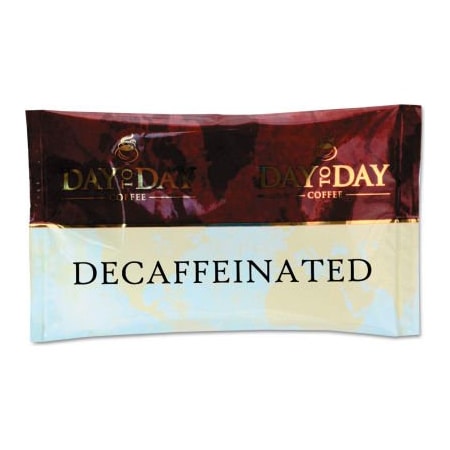 D2D Coffee Day to Day Coffee 100% Pure Coffee, Decaffeinated, 1.5 oz Pack, 42 Packs/Carton 23004